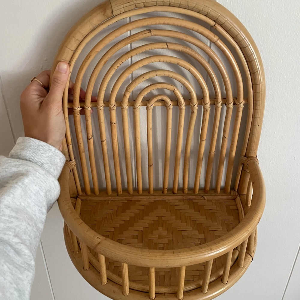 Rattan Wall Shelf